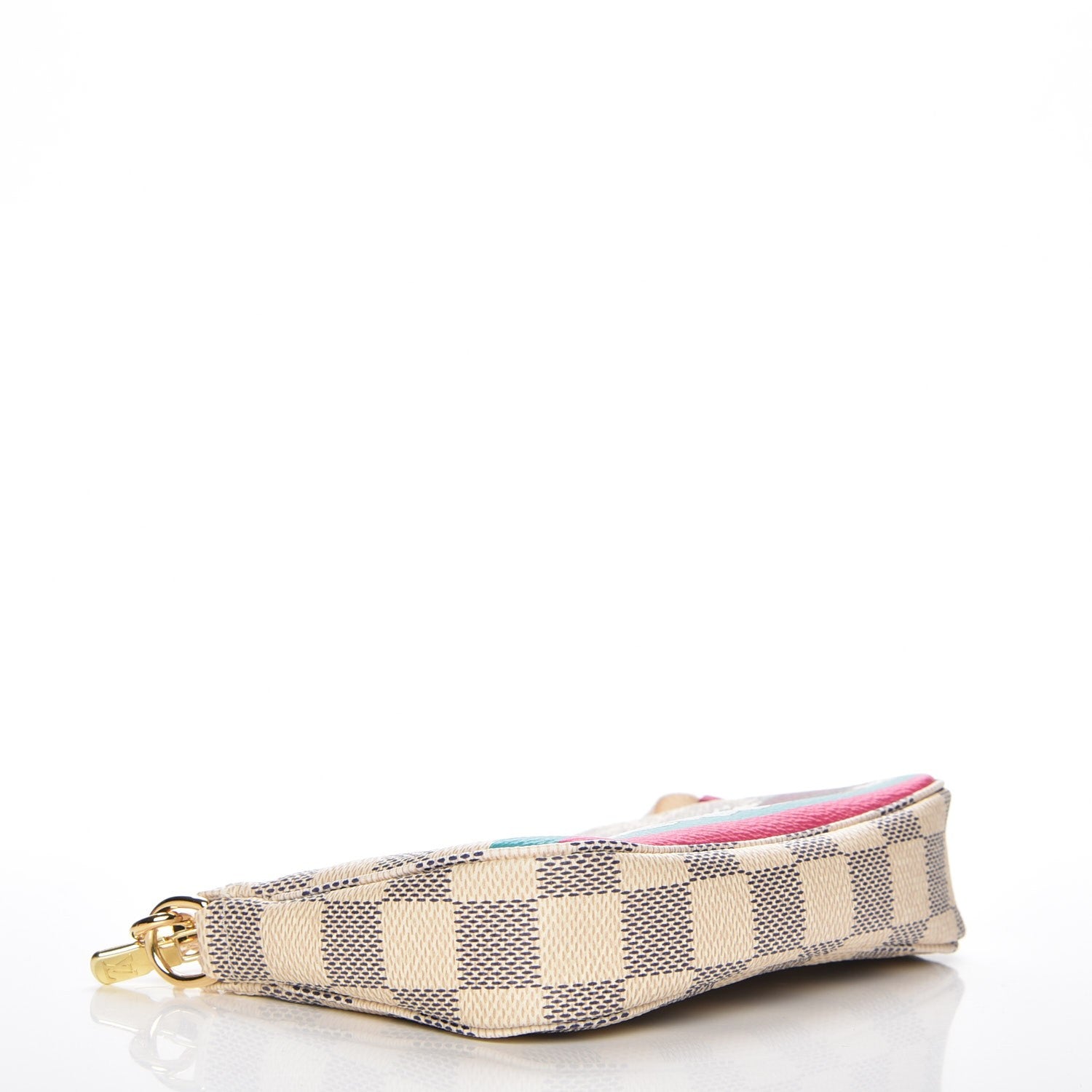 Louis Vuitton Damier Azur 2015 Christmas Animation Mini Pochette Accessories 4 of 8