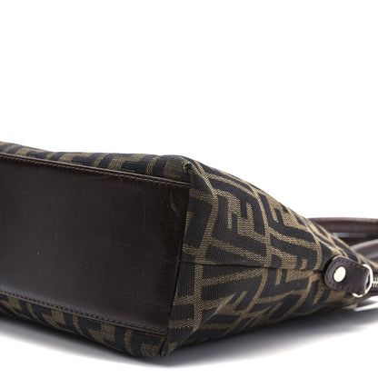 Fendi Zucca Top Handle Tote Tobacco 7 of 9