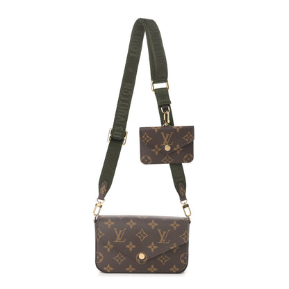 Louis Vuitton Monogram Felicie Strap & Go Kaki 1 of 11