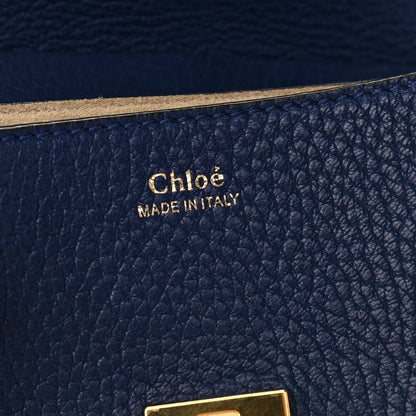 Chloe Grained Lambskin Mini Drew Shoulder Bag Royal Navy 6 of 8