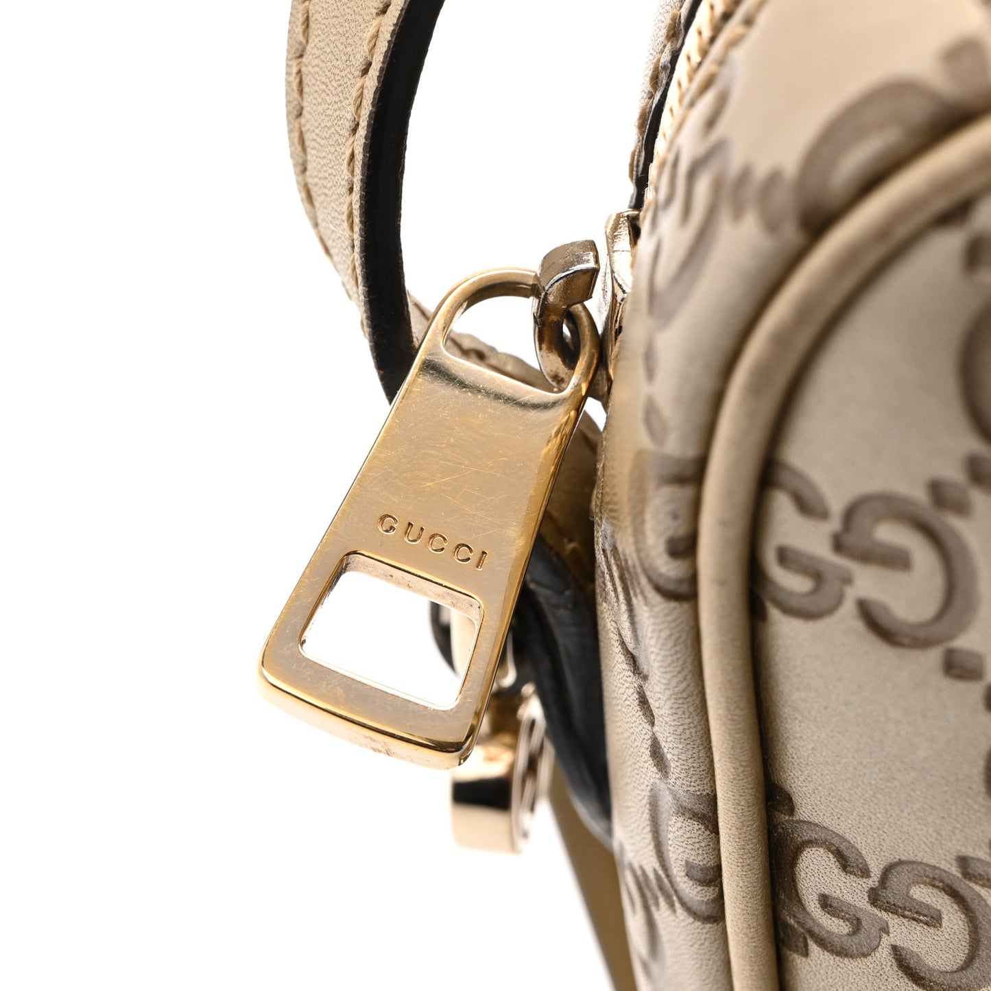 Guccissima Mini Bree Messenger Bag Gold