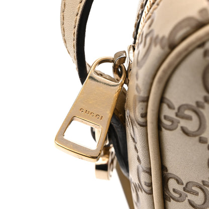 Gucci Guccissima Mini Bree Messenger Bag Gold 12 of 17