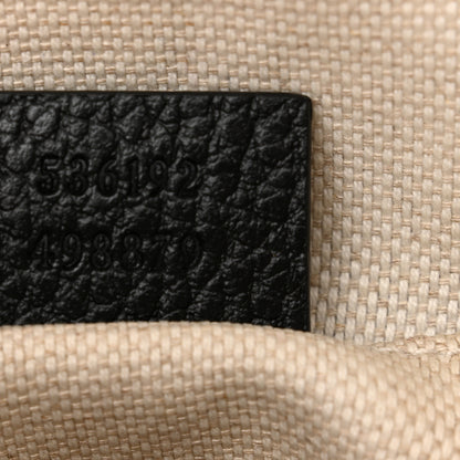 Gucci Pebbled Calfskin Soho Chain Backpack Black 7 of 14