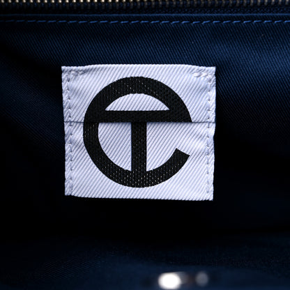 Telfar Metallic Vegan Leather Medium Shopping Bag Cobalt 6 of 10