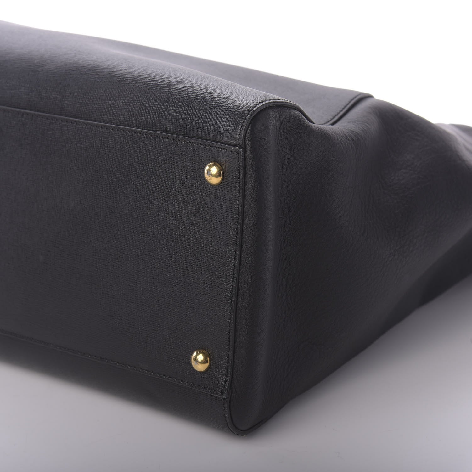 Fendi Vitello Elite Large 2Jours Tote Black 7 of 10