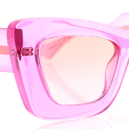 Gucci Acetate Injection Cat Eye Sunglasses GG1552S Purple 7 of 9
