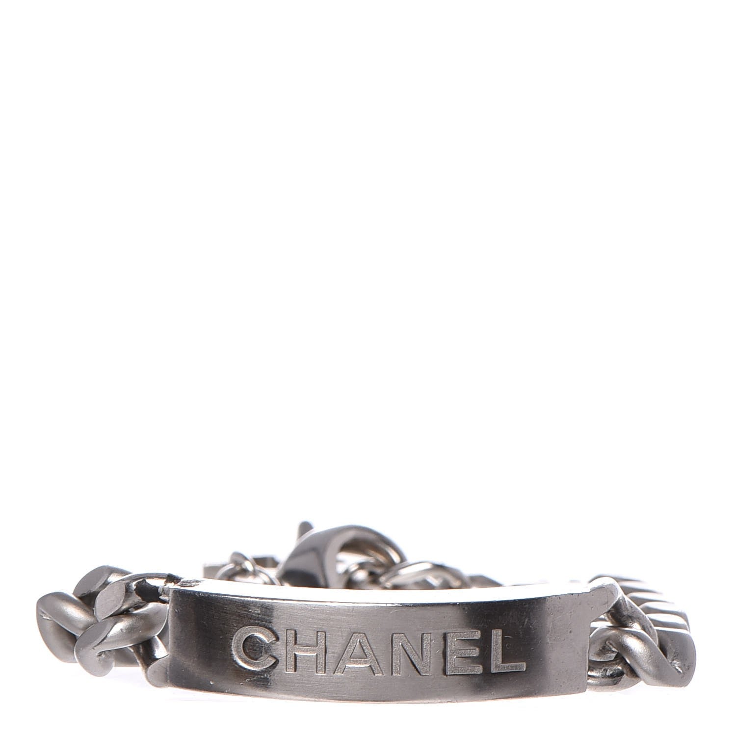 Chanel Chain ID CC Bracelet Silver 1 of 6
