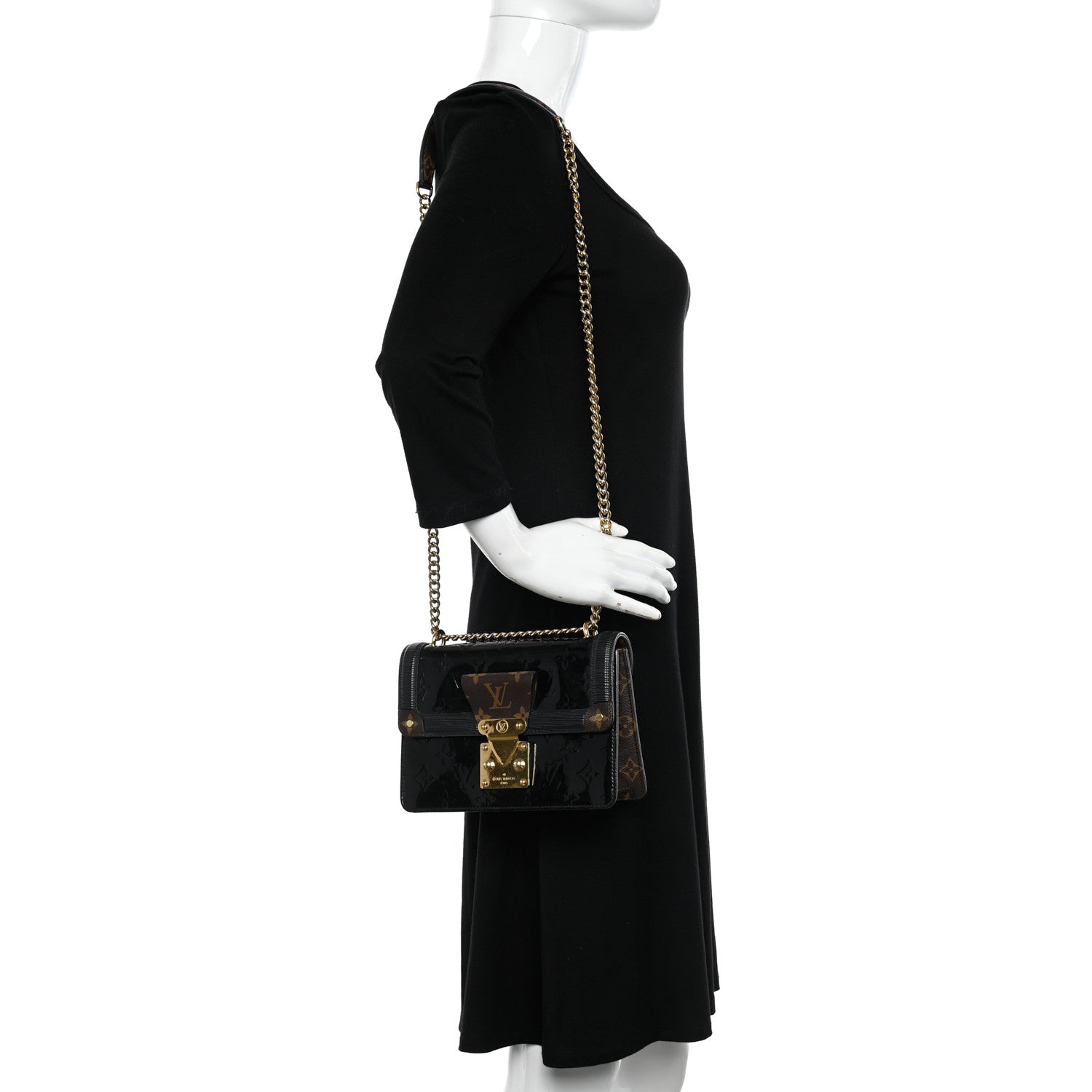 Louis Vuitton Vernis Epi Monogram Wynwood Black 2 of 10