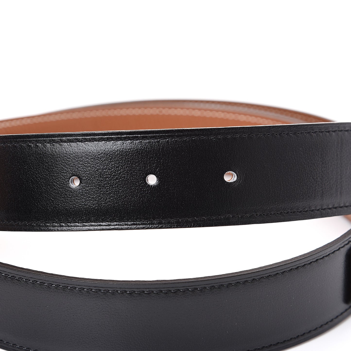 Box Togo 32mm Belt Strap 95 Black Gold