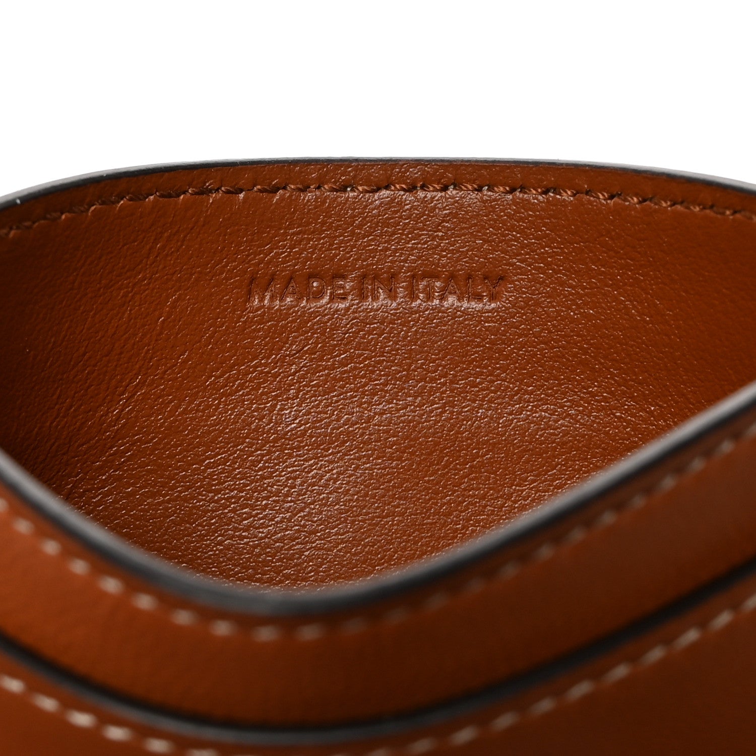 Celine Smooth Calfskin Cuir Triomphe Card Holder Tan 6 of 9