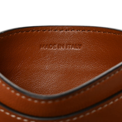 Celine Smooth Calfskin Cuir Triomphe Card Holder Tan 6 of 9