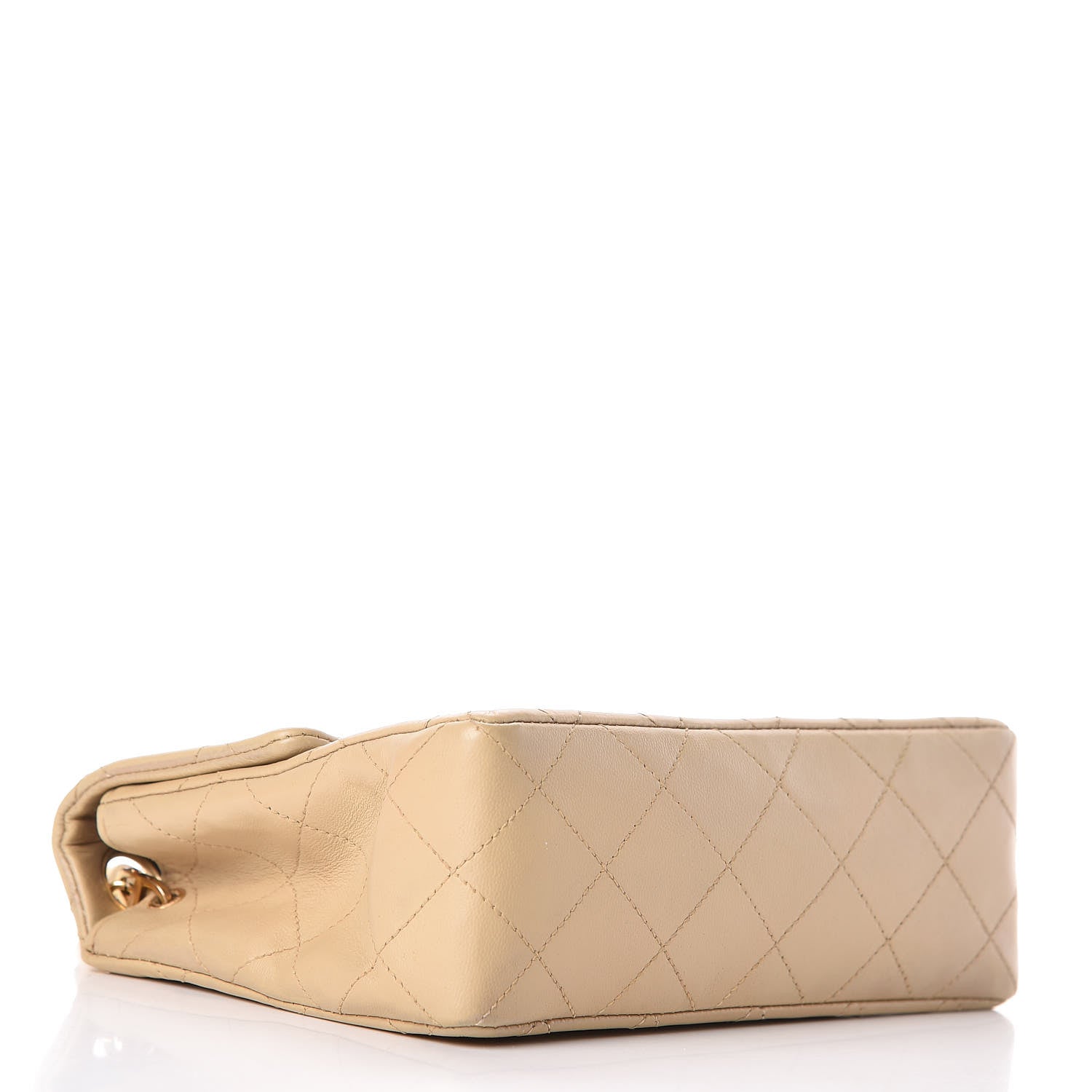 Chanel Lambskin Quilted Mini Square Flap Beige 4 of 11