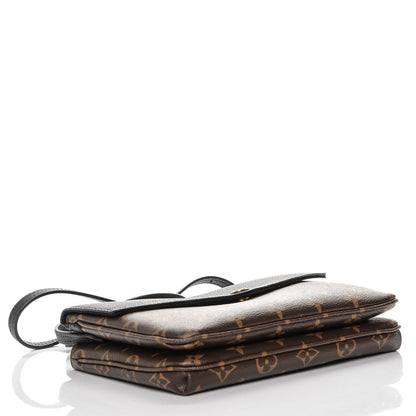 Louis Vuitton Monogram Twice Pochette Black 4 of 6