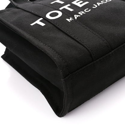 Marc Jacobs Cotton Canvas Small The Tote Bag Black 10 of 10