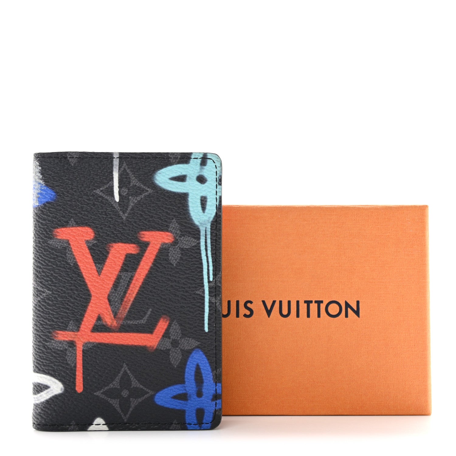 Louis Vuitton Monogram Eclipse Pocket Organizer Multicolor Lights 7 of 7