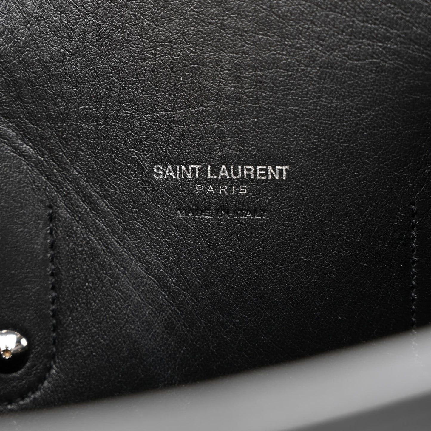 Grained Calfskin Small Sac De Jour Black