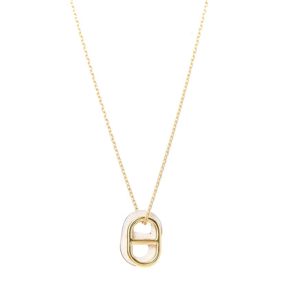 Hermes Swift O'Maillon Pendant Necklace White 1 of 5