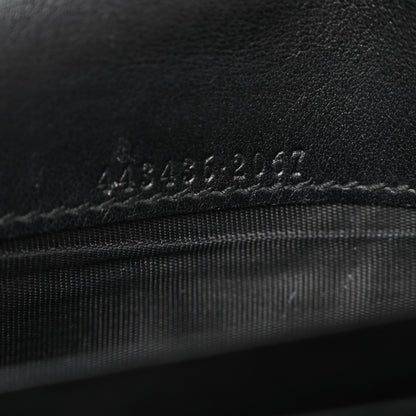 Gucci Calfskin Matelasse GG Marmont Continental Wallet Black 7 of 10