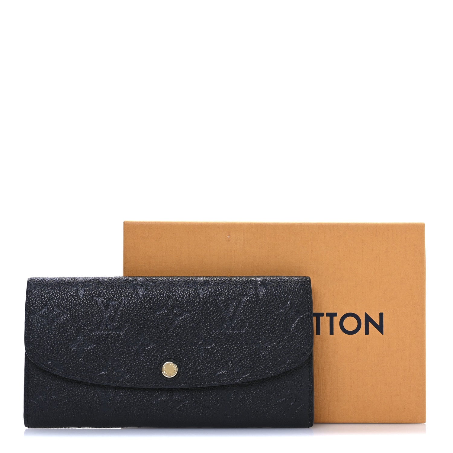 Louis Vuitton Empreinte Emilie Wallet Black Dune 9 of 9