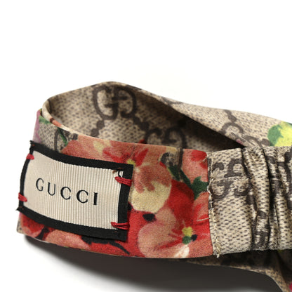 Gucci Silk Monogram Blooms Print Headband Antique Rose 3 of 3