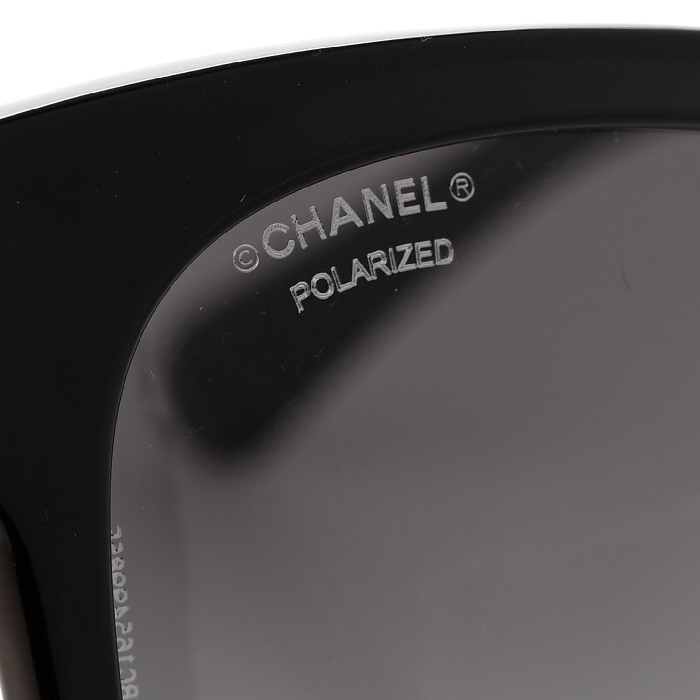 Acetate Polarized Square CC Sunglasses 5380 Black