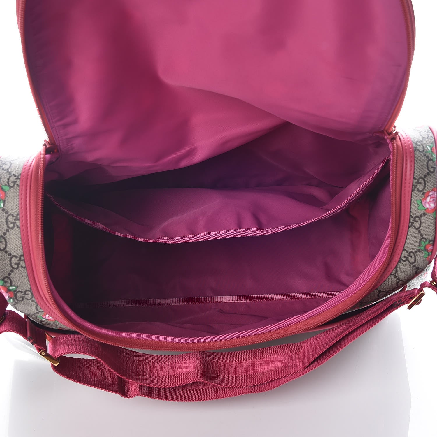 Gucci GG Supreme Monogram Rose Bud Diaper Bag Pink 7 of 10
