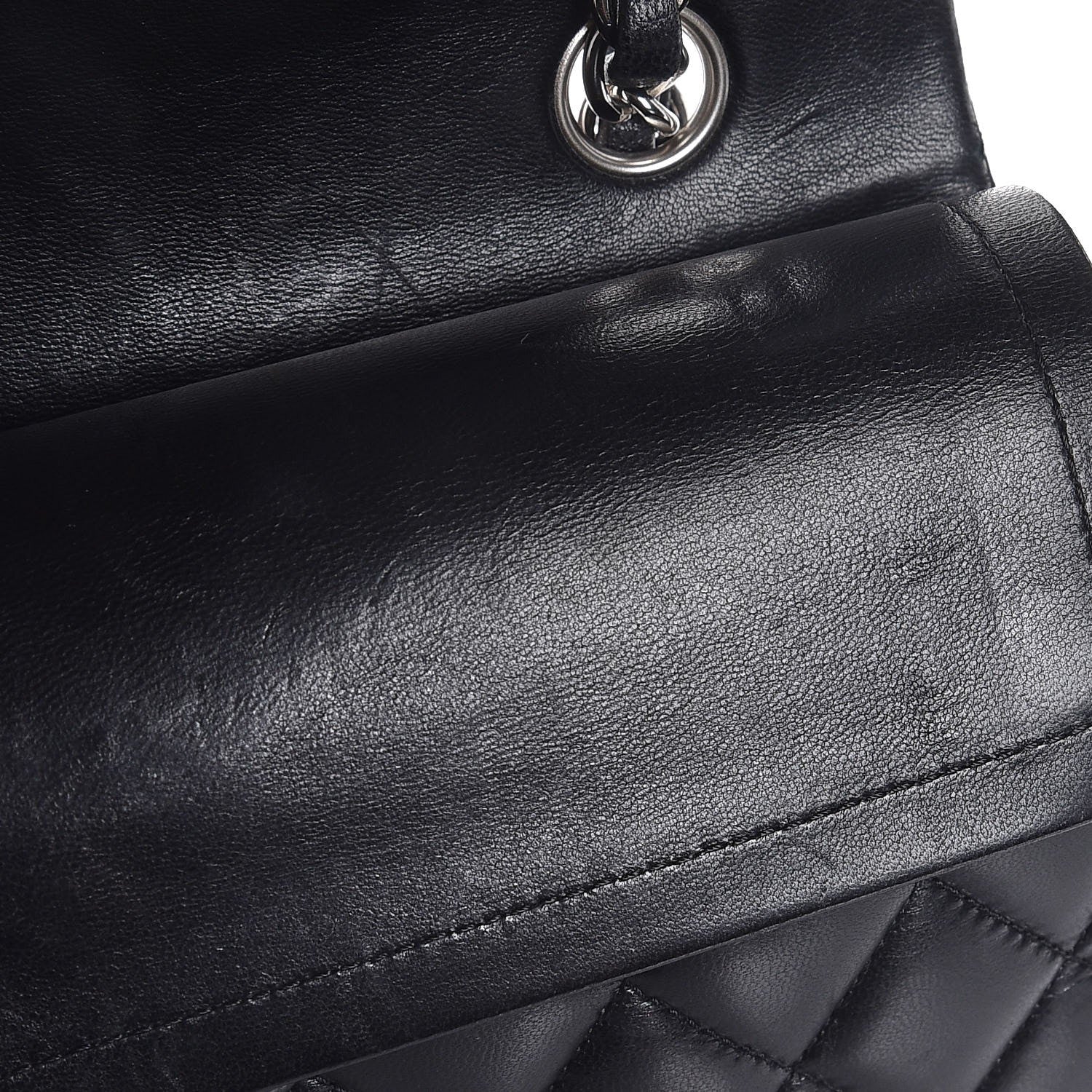 Chanel Lambskin Quilted Small Double Flap Black 9 of 11