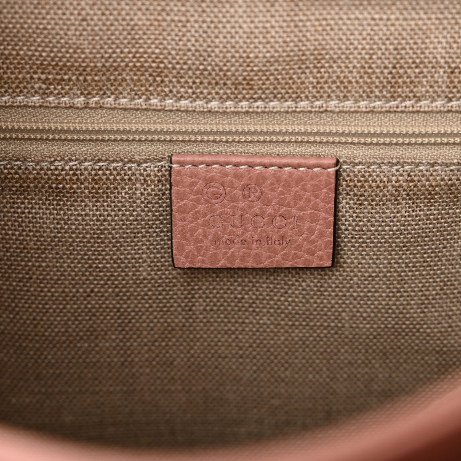 Gucci Dollar Calfskin Medium Interlocking G Top Handle Shoulder Bag Soft Pink 6 of 11