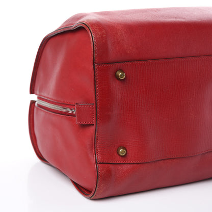 Chloe Calfskin Aurore Duffle Bag Vermillion Red 12 of 31