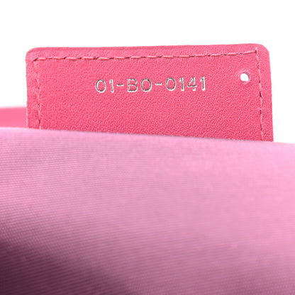 Christian Dior Coated Canvas Cannage Medium Panarea Tote Raspberry Multicolor 7 of 9