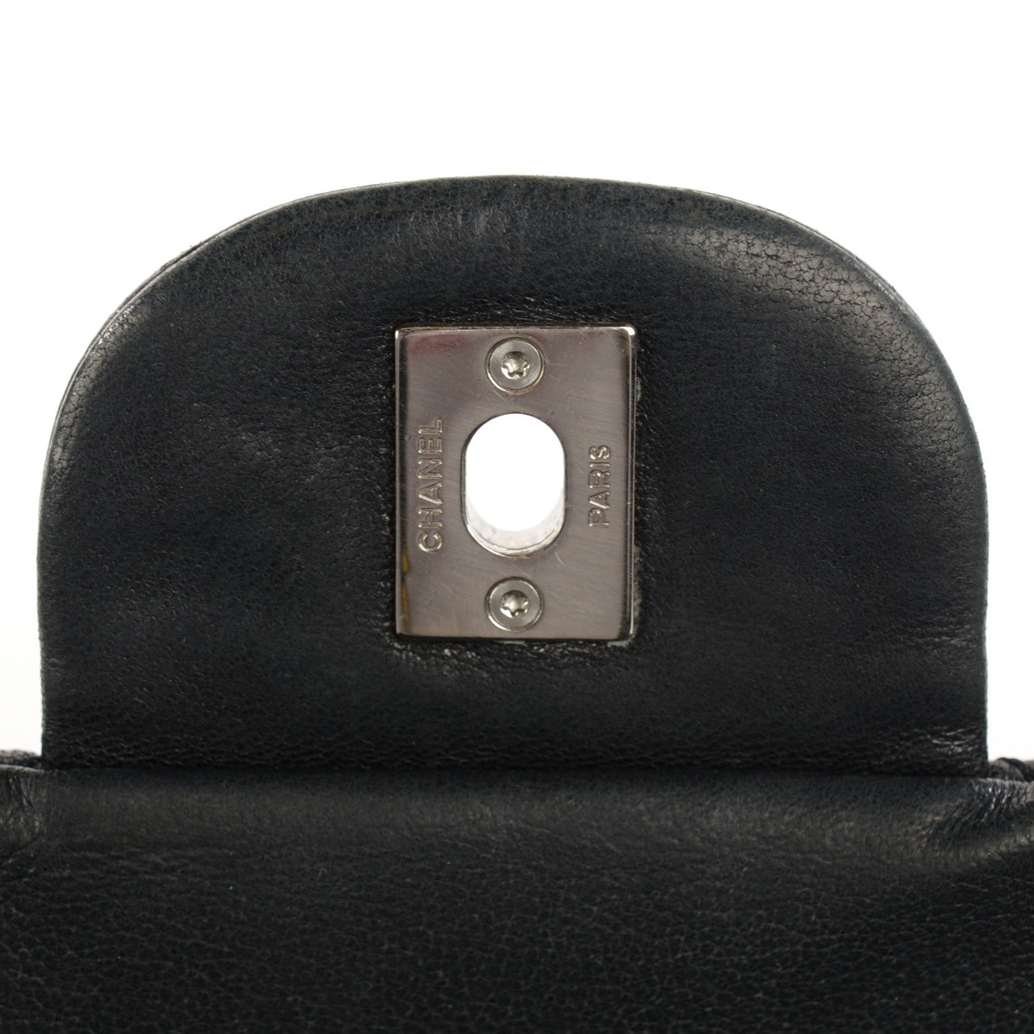 Chanel Washed Lambskin Quilted Jumbo Single Flap Bijoux Chain Black 8 of 9