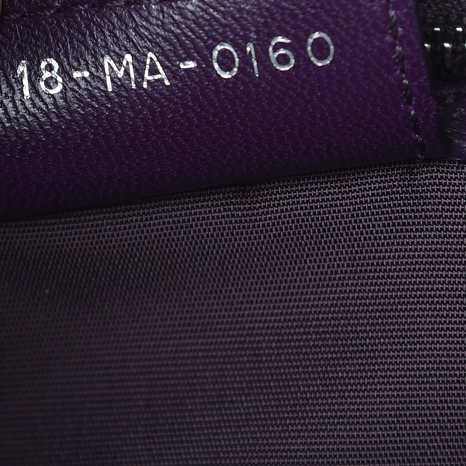 Christian Dior Lambskin Cannage Medium Granville Tote Purple 9 of 15