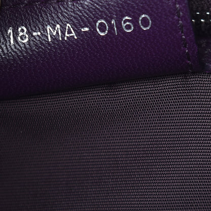 Christian Dior Lambskin Cannage Medium Granville Tote Purple 9 of 15