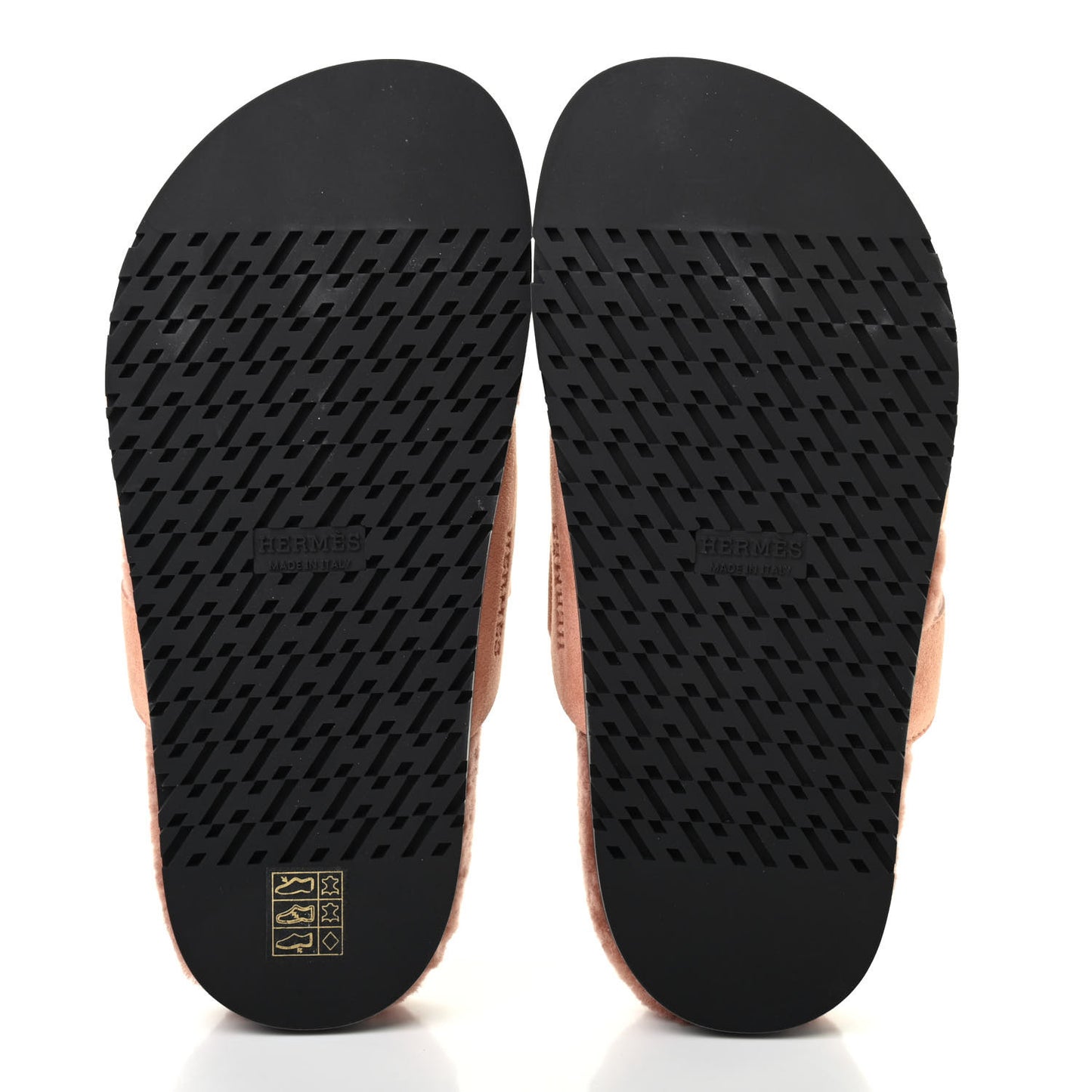 Suede Goatskin Woolskin Womens Chypre Sandals 36.5 Rose Aube