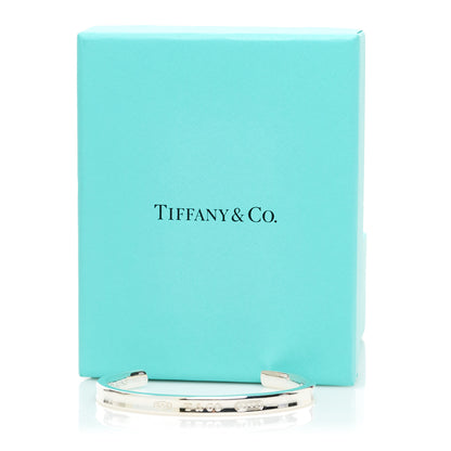 Tiffany Sterling Silver Narrow 1837 Cuff Bracelet 4 of 4