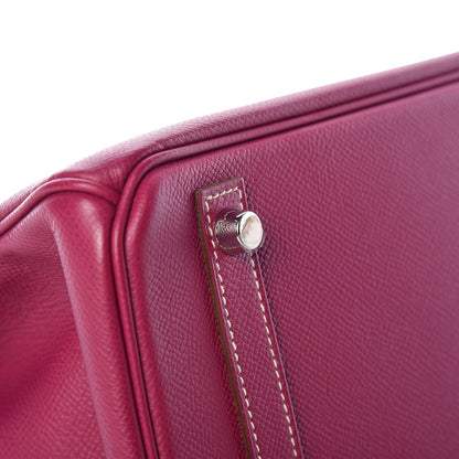 Hermes Epsom Candy Birkin 30 Tosca Rose Tyrien 7 of 33
