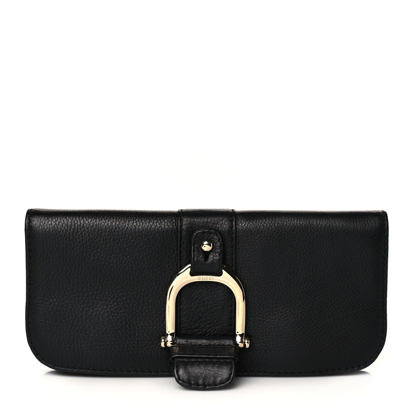 Calfskin Greenwich Clutch Black