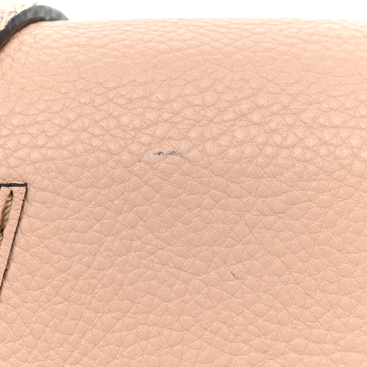 Calfskin Mini Marcie Round Crossbody Bag Blush Nude