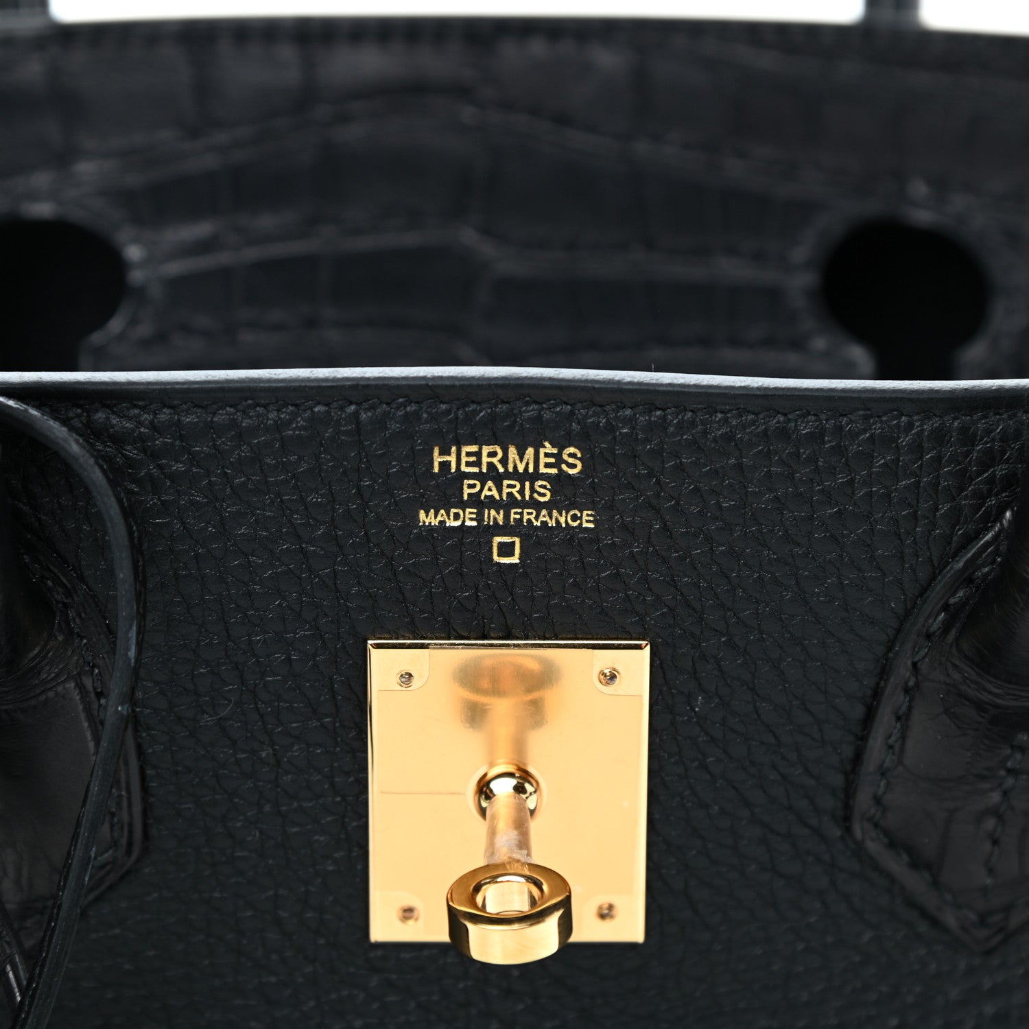 Hermes Togo Matte Alligator Birkin Touch 30 Black 6 of 9