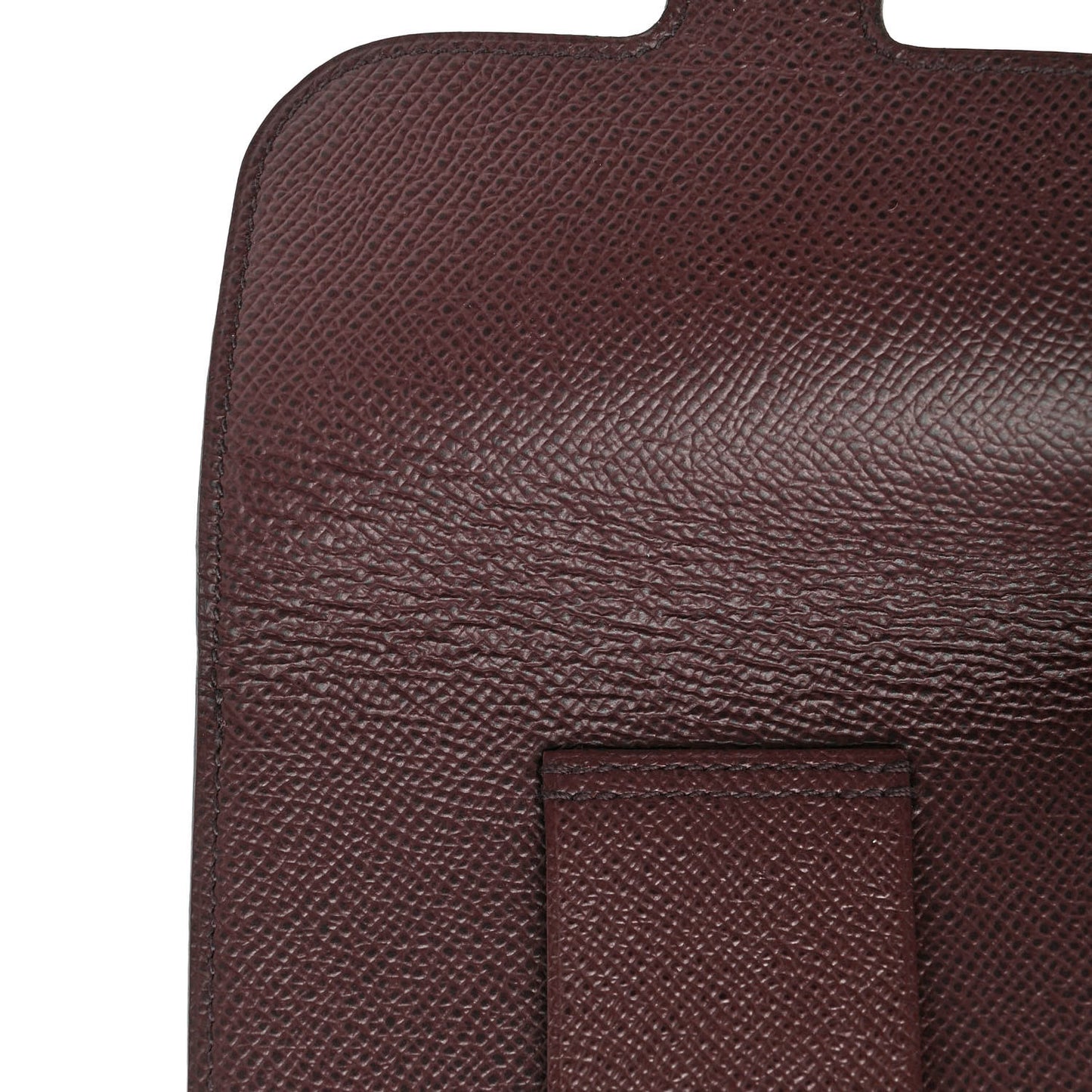 Epsom Enamel Constance Slim Wallet Rouge Sellier Framboise