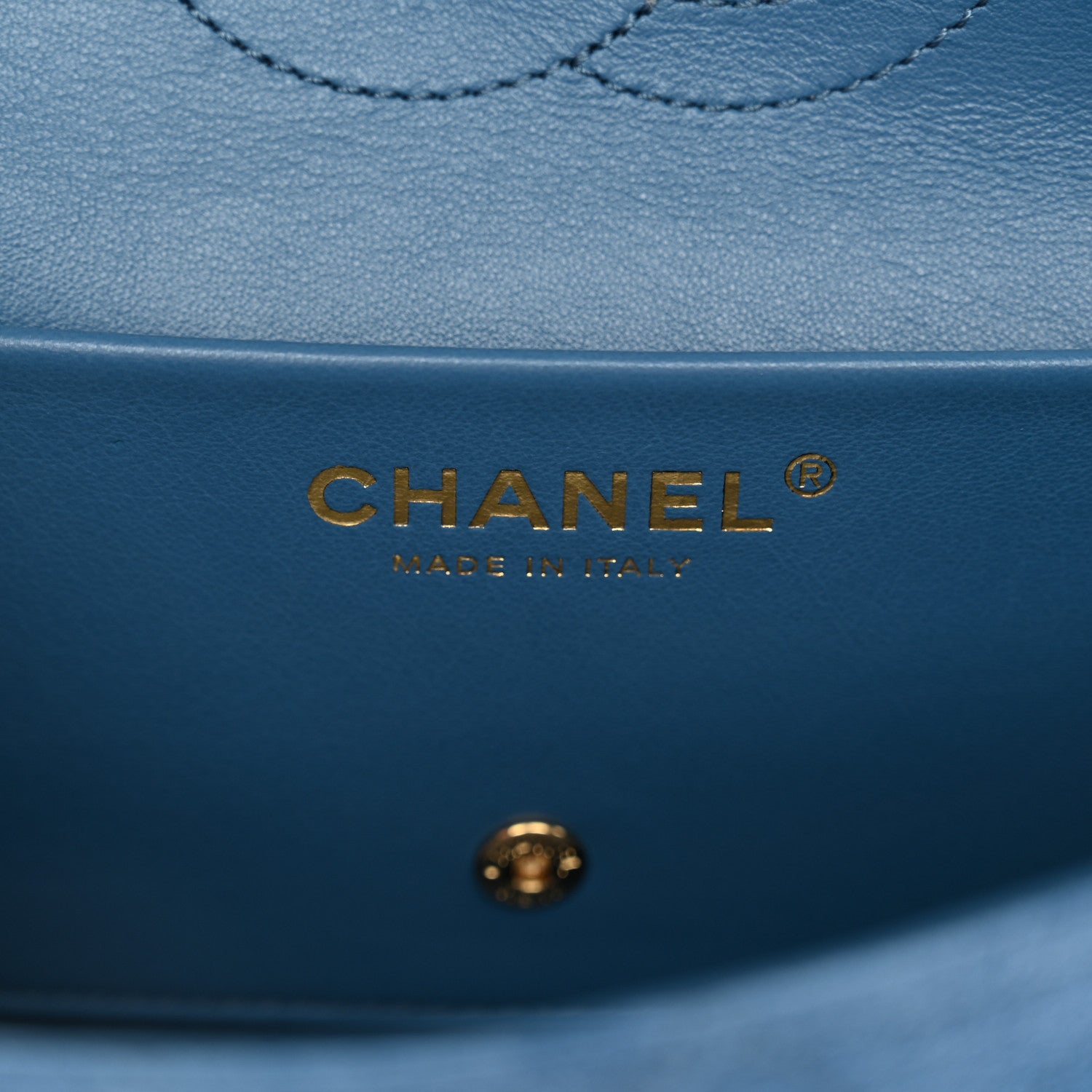 Chanel Suede Calfskin Mini Souplissimo Flap Blue 5 of 10