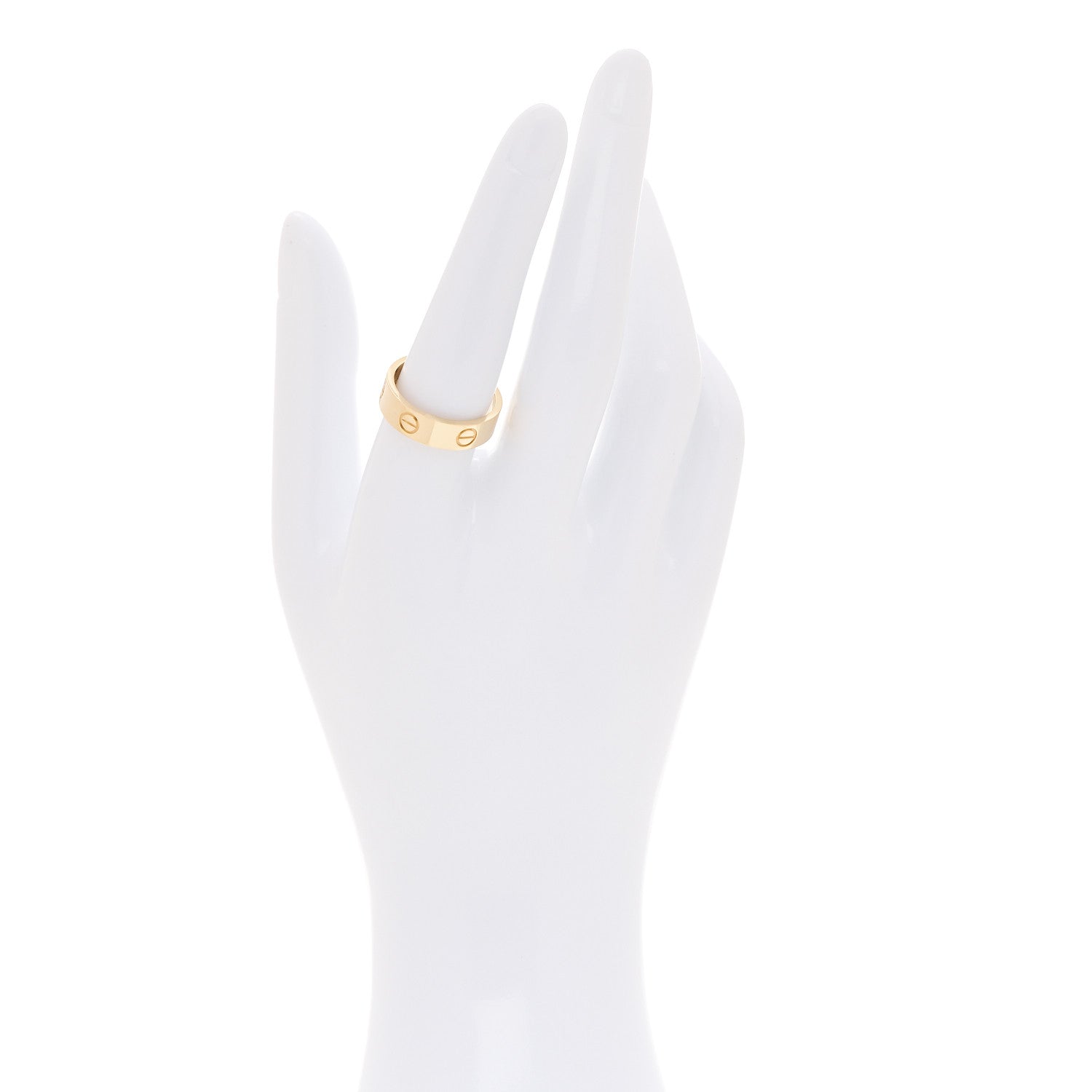 Cartier 18K Yellow Gold 5.5mm LOVE Ring 56 7.75 2 of 4