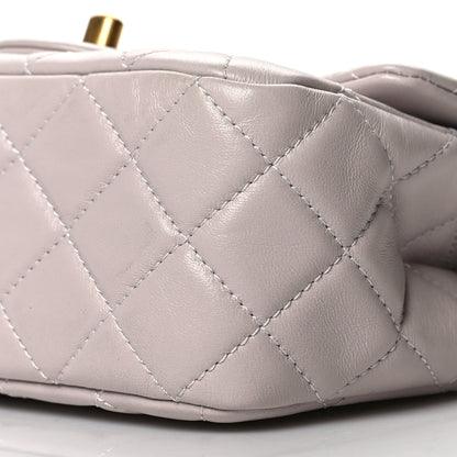 Chanel Lambskin Quilted Mini Pearl Crush Flap Light Purple 10 of 10