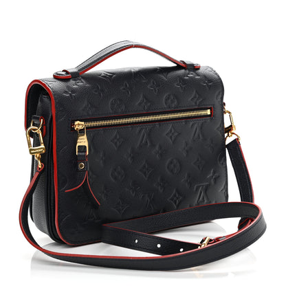 Louis Vuitton Empreinte Pochette Metis Marine Rouge 3 of 11