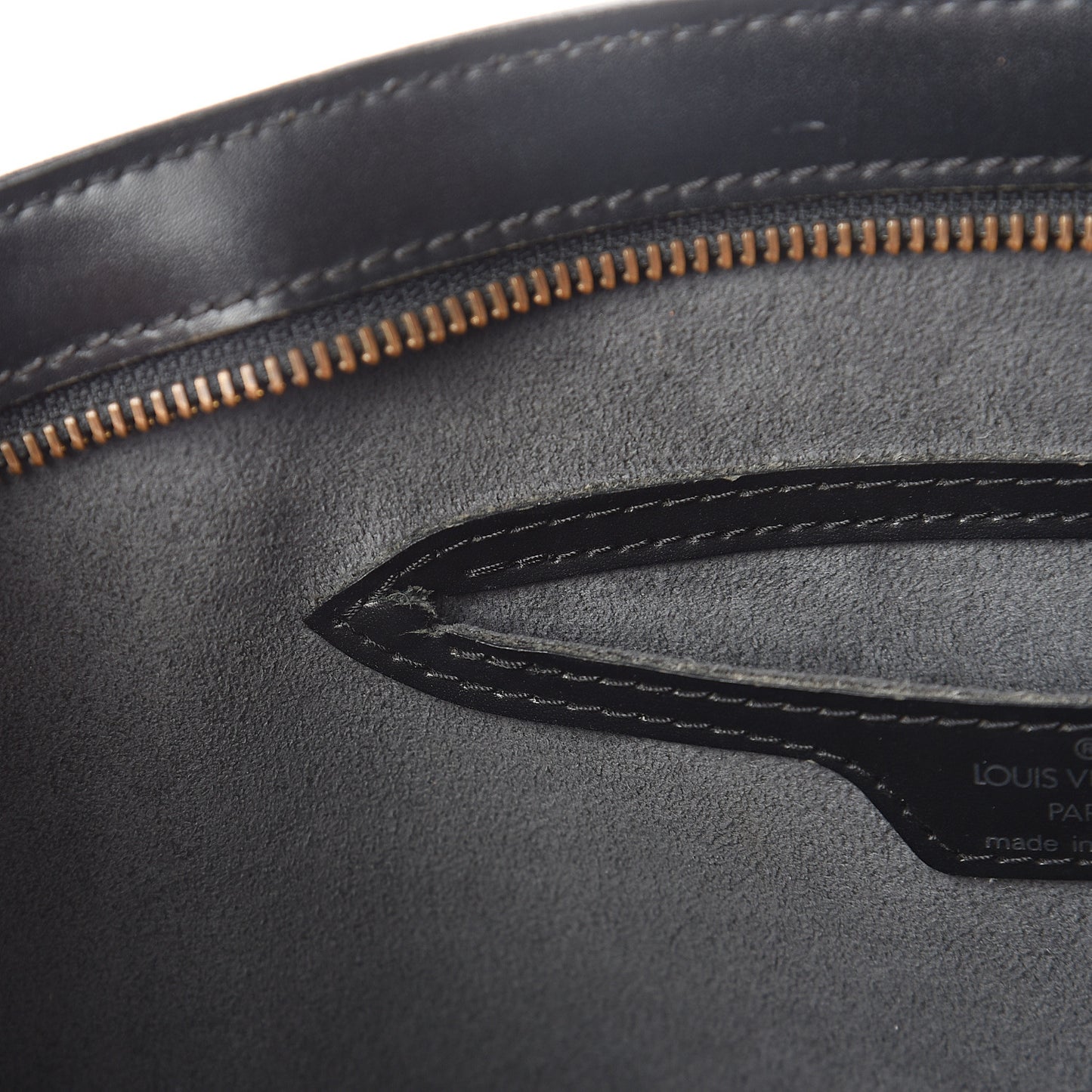 Epi Saint Jacques PM Long Straps Black