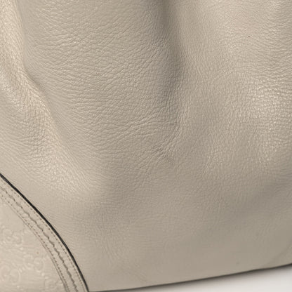 Gucci Calfskin Guccissima Trim Large Signoria Hobo Ivory 15 of 19