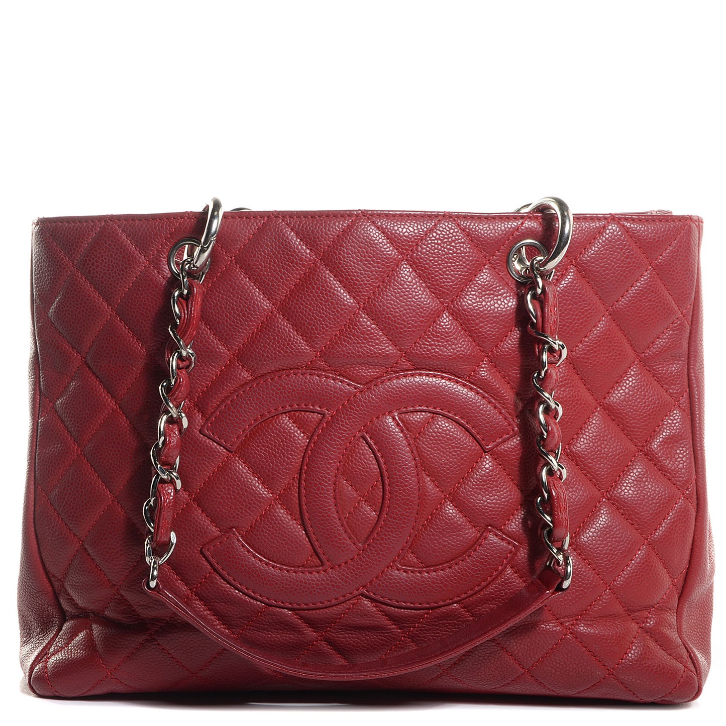 Caviar Grand Shopping Tote GST Red