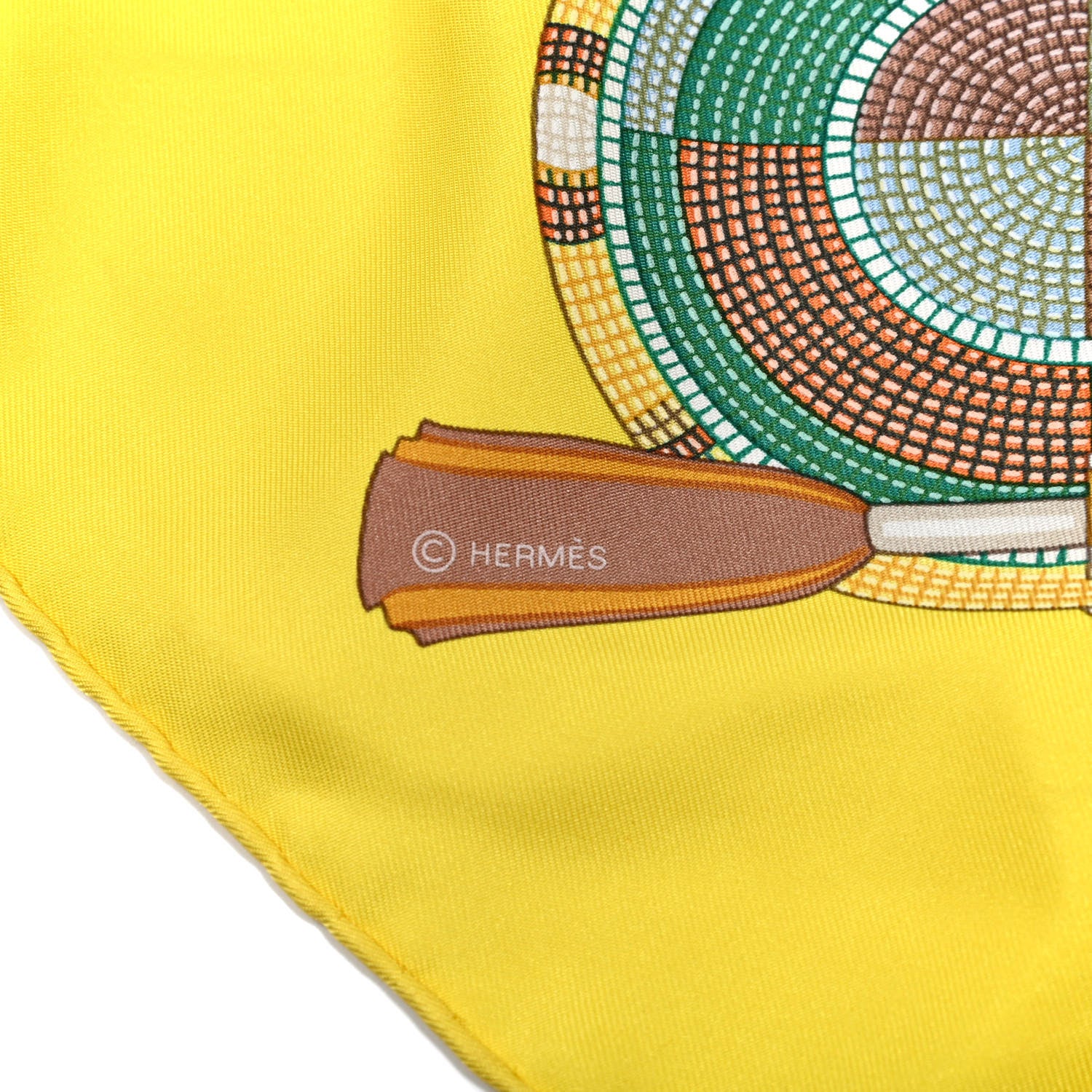 Hermes Silk L'Art Indien Des Plaines Scarf 90 3 of 6