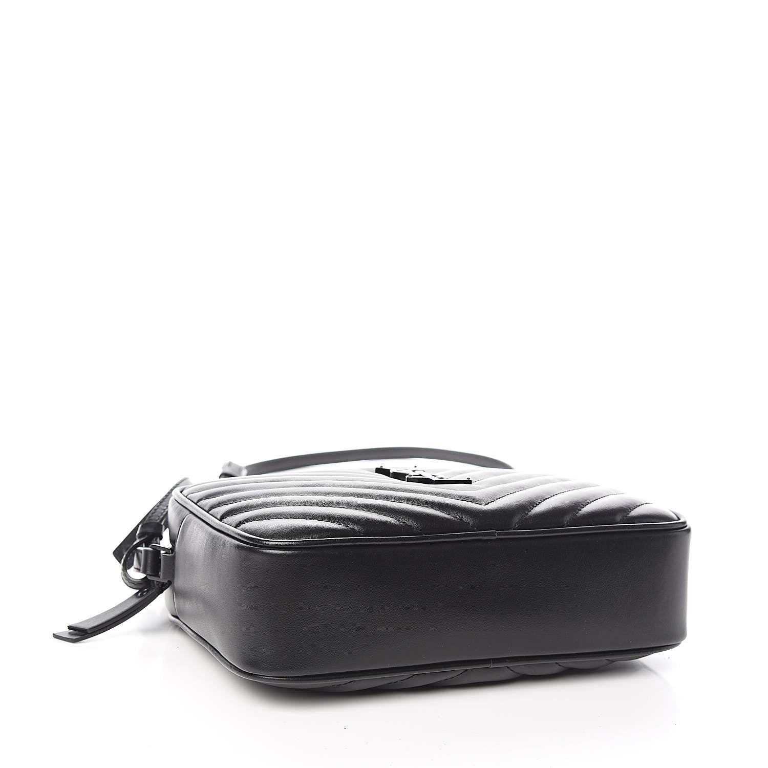 Saint Laurent Calfskin Matelasse Monogram Lou Camera Bag Black 4 of 10