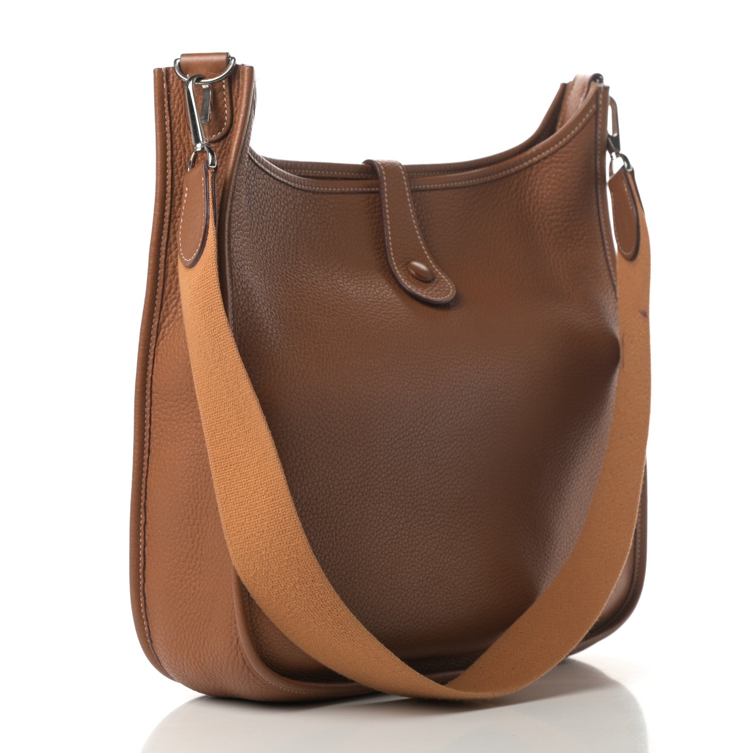 Hermes Taurillon Clemence Evelyne PM Gold 3 of 16